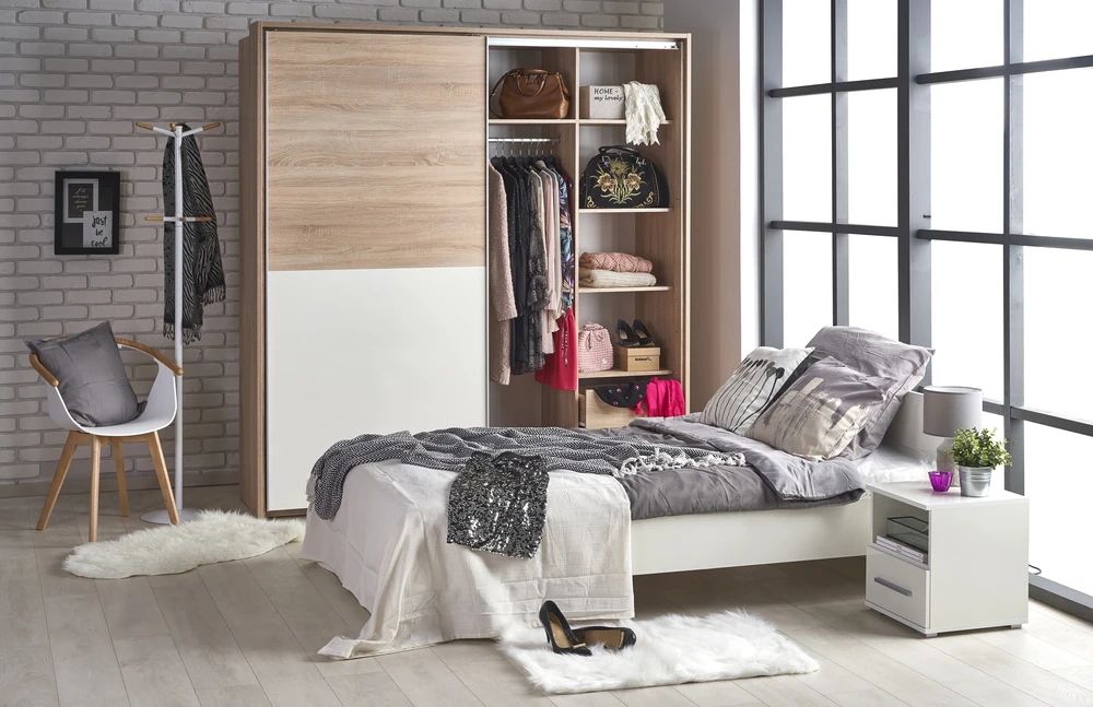 LIMA LOZ-90 bed, color: baltas