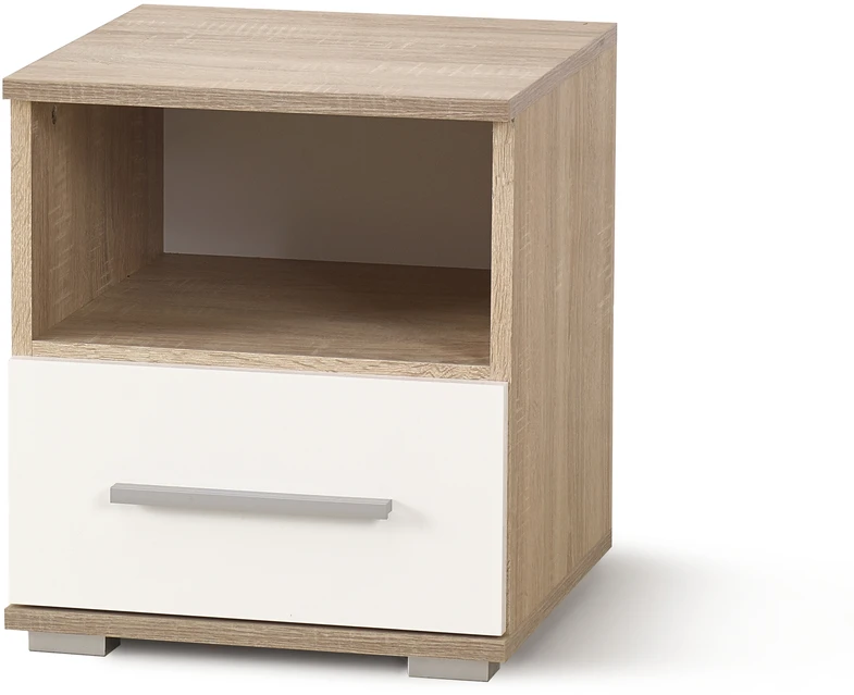 LIMA SN1, color: sonoma oak / baltas