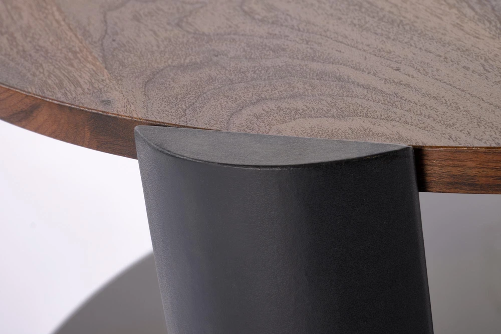 LIRA c.table walnut / juodas