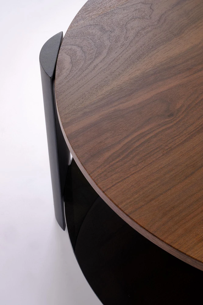LIRA c.table walnut / juodas