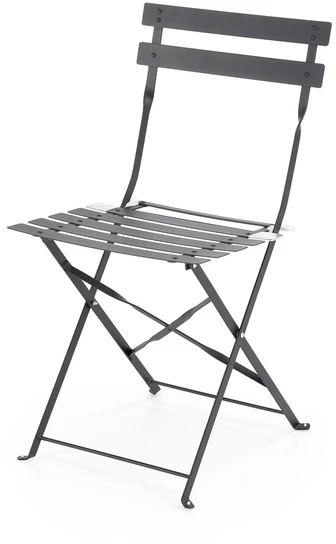 LIVORNO garden set (table+2 chairs), juodas
