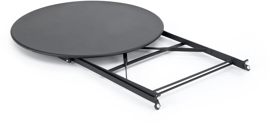 LIVORNO garden set (table+2 chairs), juodas