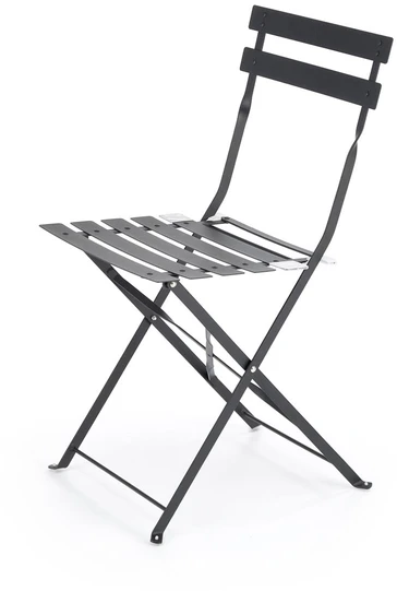 LIVORNO garden set (table+2 chairs), juodas