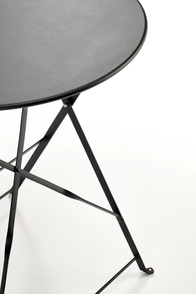 LIVORNO garden set (table+2 chairs), juodas