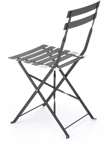 LIVORNO garden set (table+2 chairs), juodas
