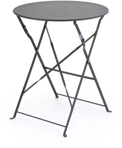 LIVORNO garden set (table+2 chairs), juodas