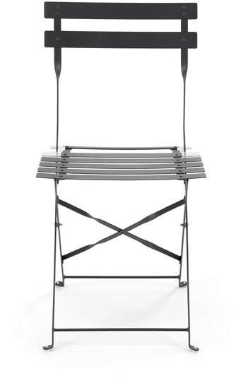 LIVORNO garden set (table+2 chairs), juodas