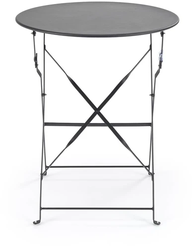 LIVORNO garden set (table+2 chairs), juodas