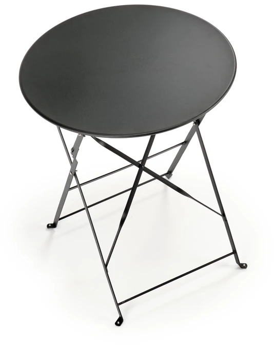 LIVORNO garden set (table+2 chairs), juodas