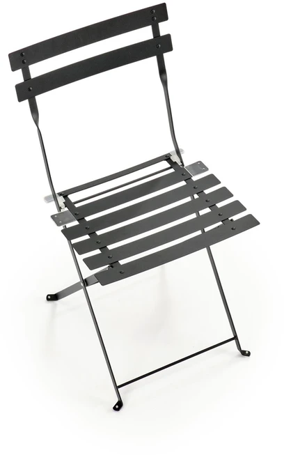 LIVORNO garden set (table+2 chairs), juodas