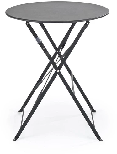 LIVORNO garden set (table+2 chairs), juodas