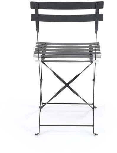 LIVORNO garden set (table+2 chairs), juodas