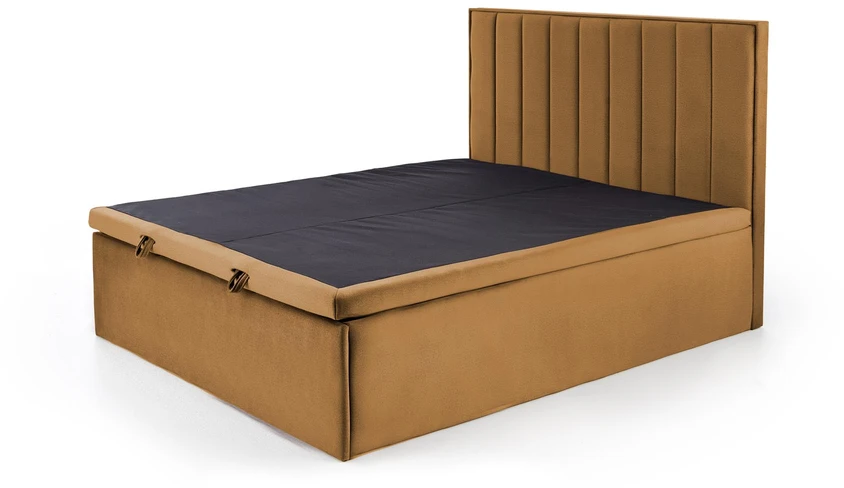 Lova ASENTO 160 bed, mustard ELEMENT#8