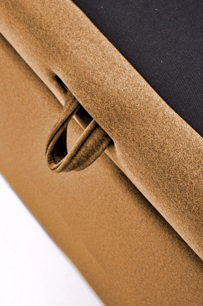 Lova ASENTO 160 bed, mustard ELEMENT#8