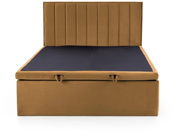 Lova ASENTO 160 bed, mustard ELEMENT#8