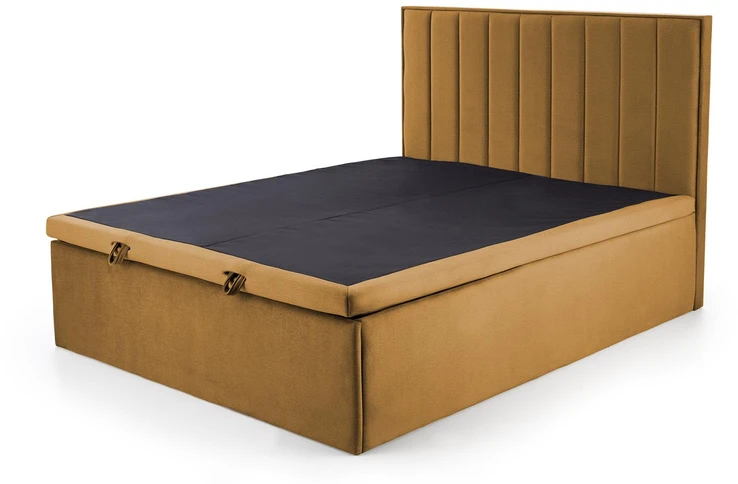 Lova ASENTO 160 bed, mustard ELEMENT#8