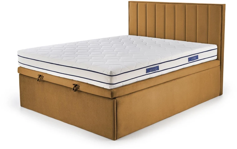 Lova ASENTO 160 bed, mustard ELEMENT#8