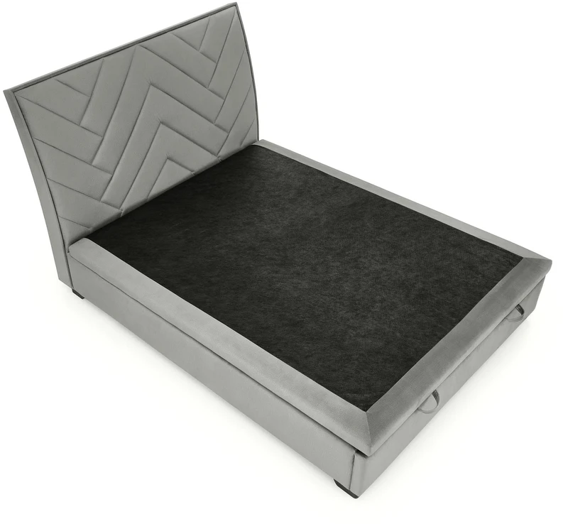 Lova CONTINENTAL 1 160 bed, pilkas - Monolith 85