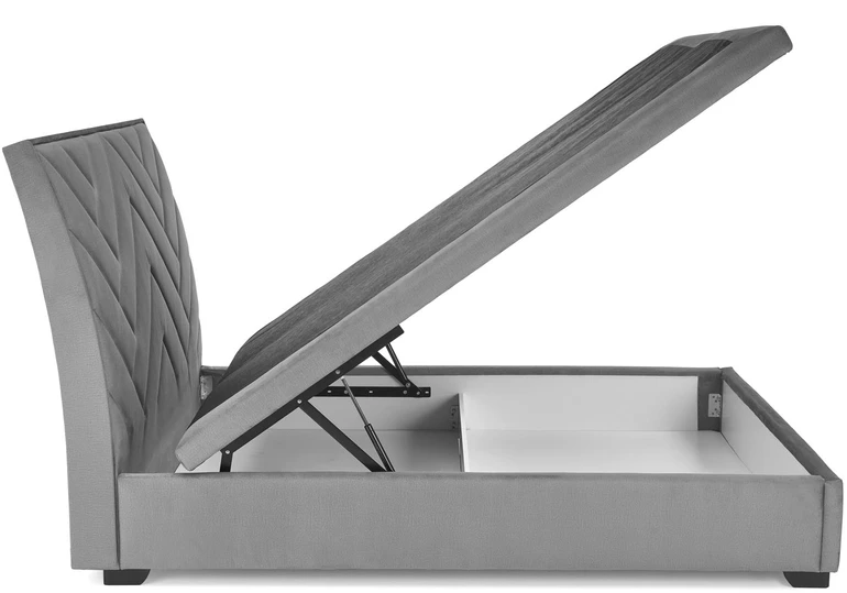 Lova CONTINENTAL 1 160 bed, pilkas - Monolith 85