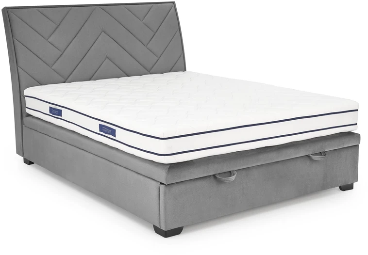 Lova CONTINENTAL 1 160 bed, pilkas - Monolith 85