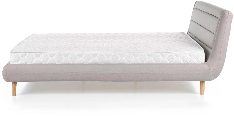 Lova ELANDA 160 bed, color: light pilkas