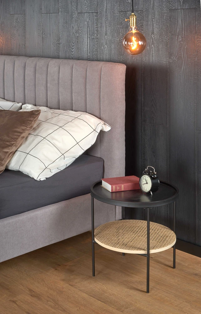 Lova FRANCESCA 160, bed, light pilka