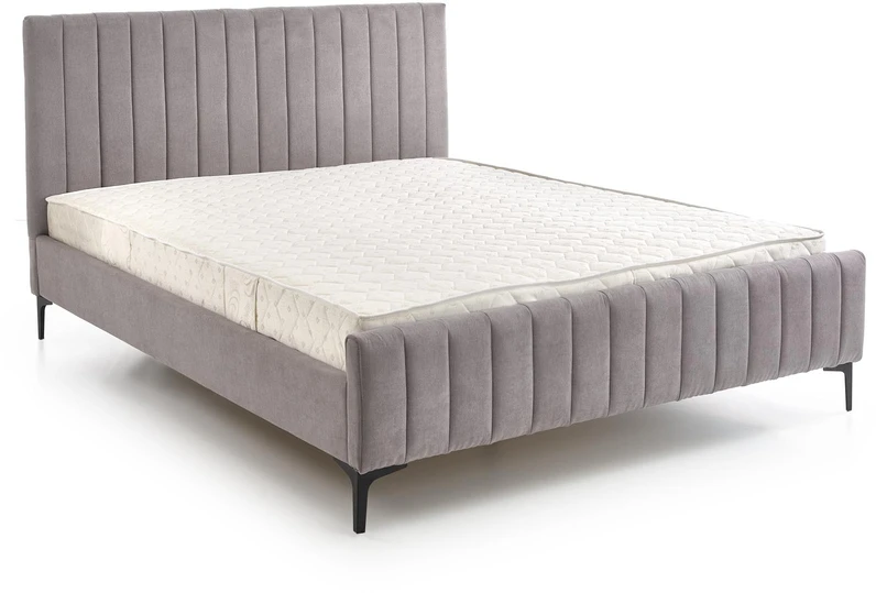 Lova FRANCESCA 160, bed, light pilka