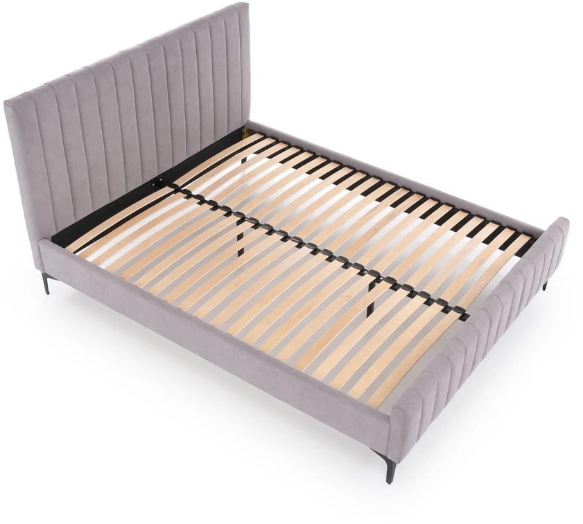 Lova FRANCESCA 160, bed, light pilka