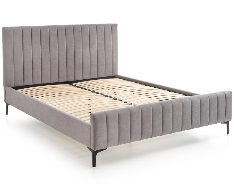 Lova FRANCESCA 160, bed, light pilka