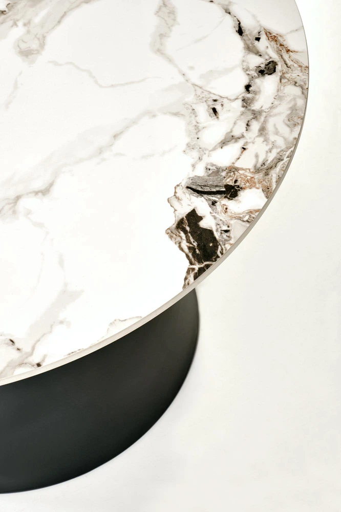 MAGNETA set of two, baltas marble/juodas