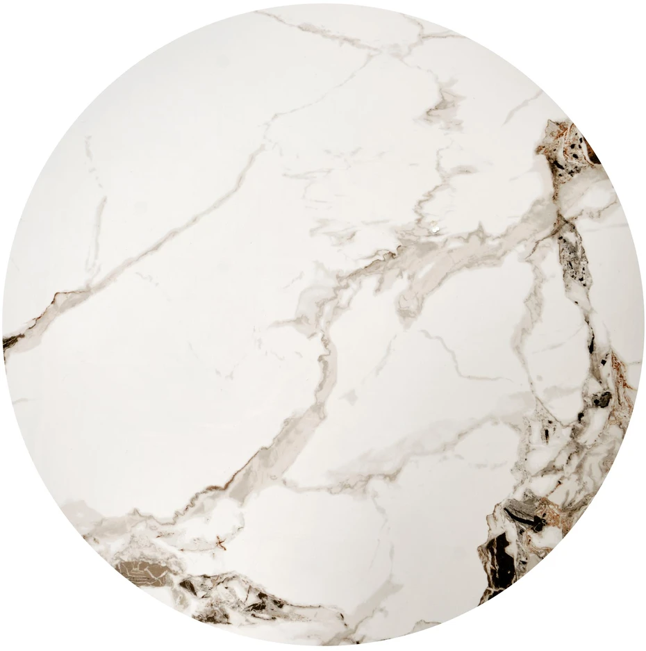 MAGNETA set of two, baltas marble/juodas