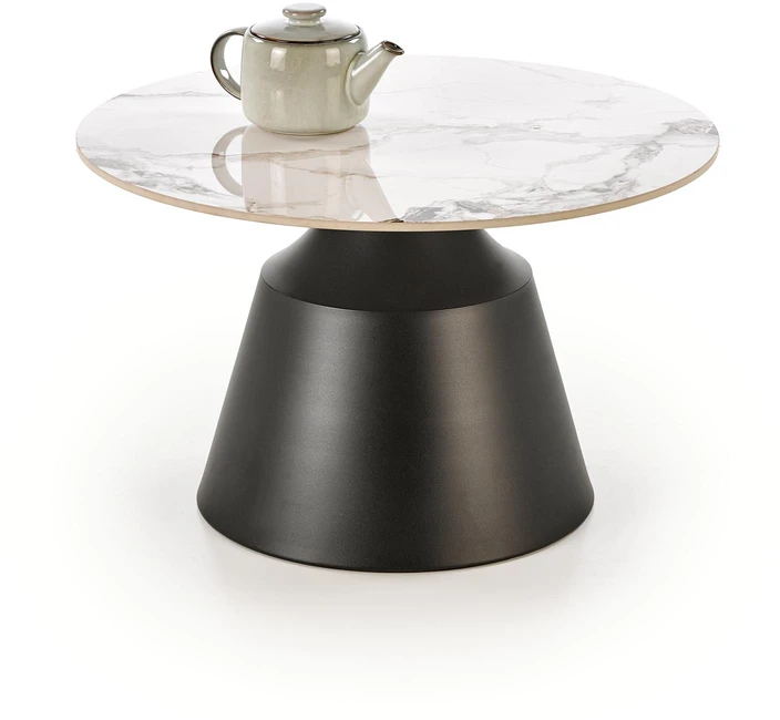 MAGNETA set of two, baltas marble/juodas