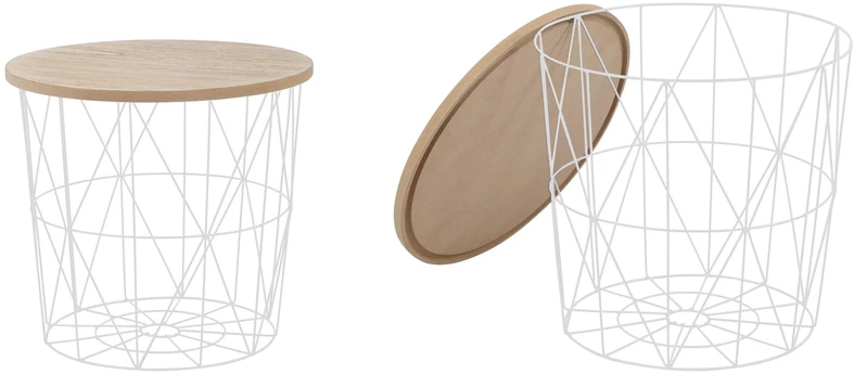 MARIFFA c. table, color: natural / baltas