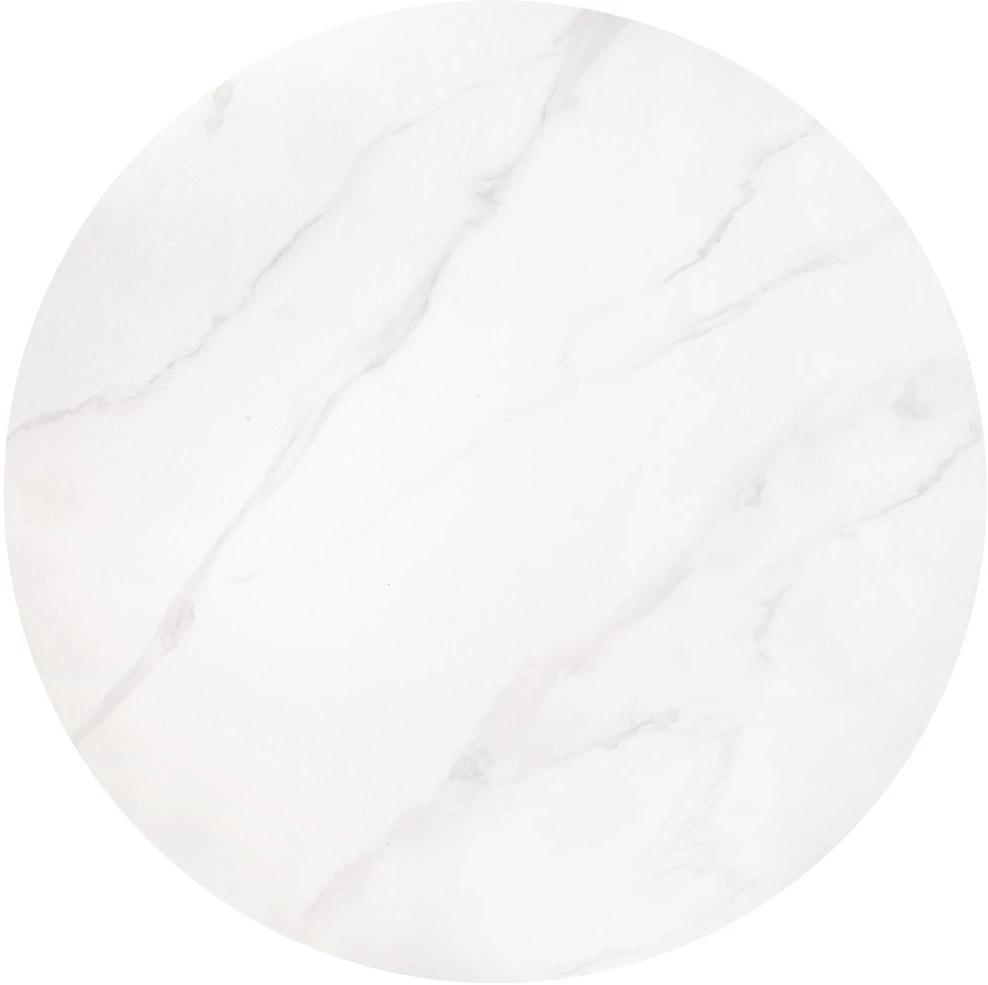 MERCURY 3 set of 2 c. tables, baltas marble / auksinis