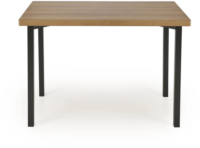 MILTON table + 4 chairs color: natural / juodas