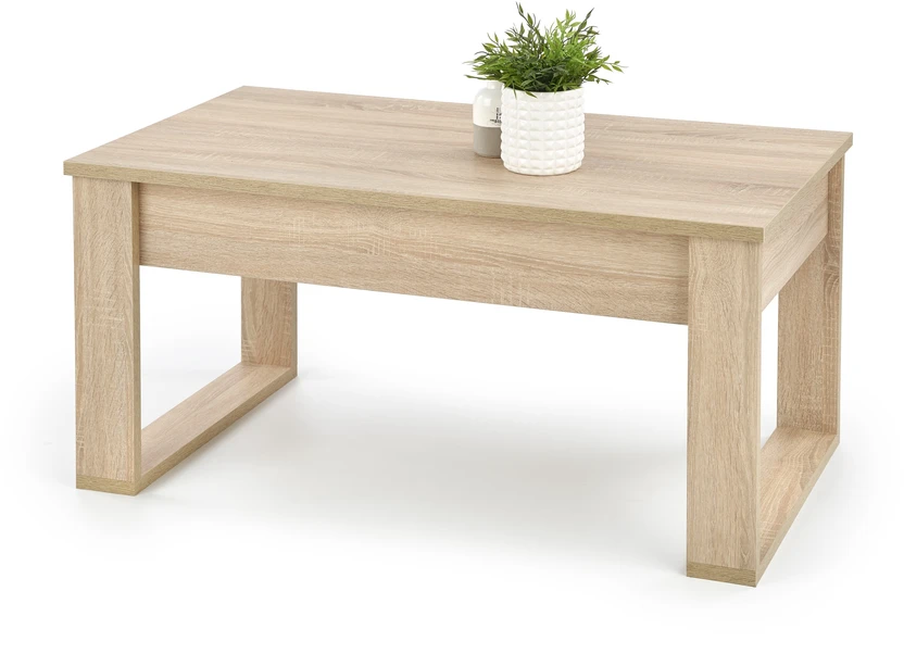 NEA c. table, color: sonoma oak