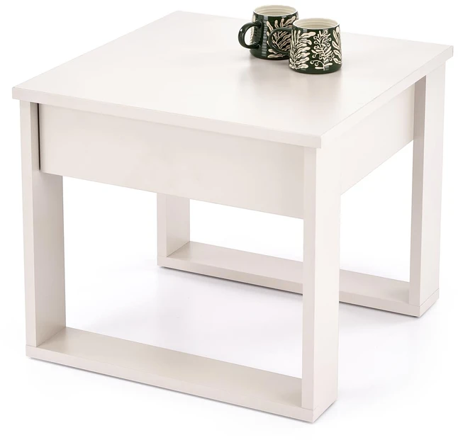 NEA SQUARE coffee table, cashmere