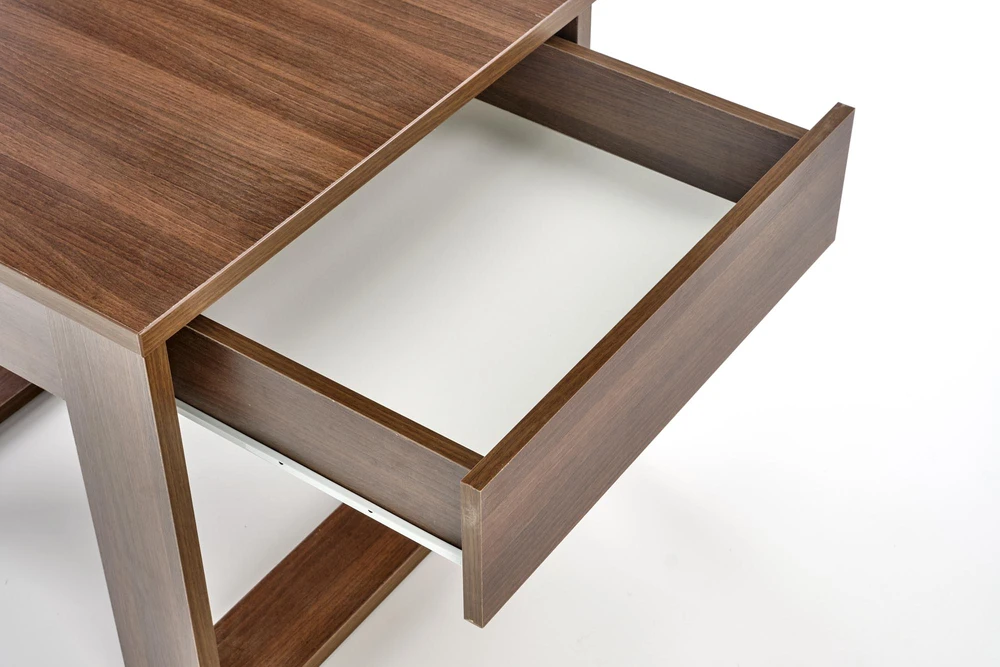 NEA SQUARE coffee table, dark walnut