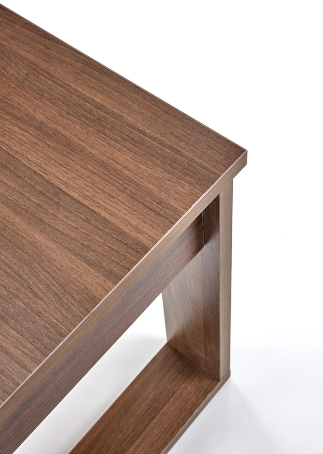 NEA SQUARE coffee table, dark walnut