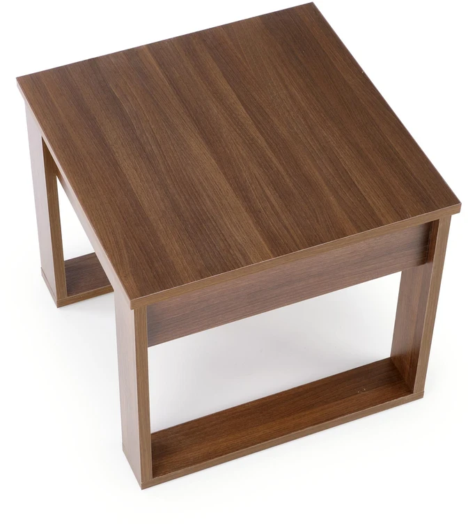 NEA SQUARE coffee table, dark walnut