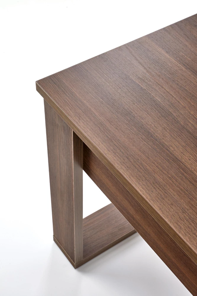 NEA SQUARE coffee table, dark walnut