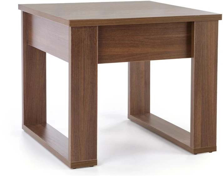 NEA SQUARE coffee table, dark walnut