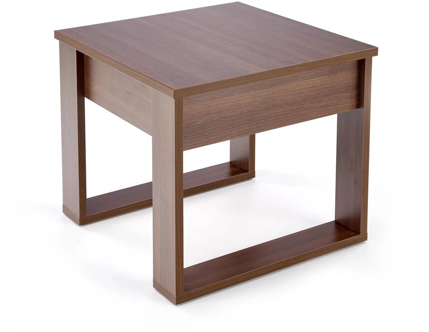 NEA SQUARE coffee table, dark walnut