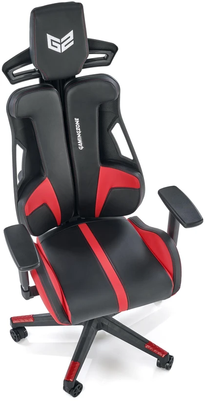 NITRO biuro kėdė, juoda / raudona