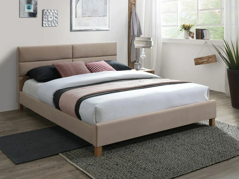 Signal Meble Sierra Velvet lova 160x200, spalva: beige / BLUVEL 28