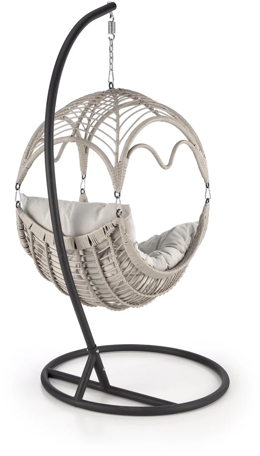RASMUS garden chair, light pilkas