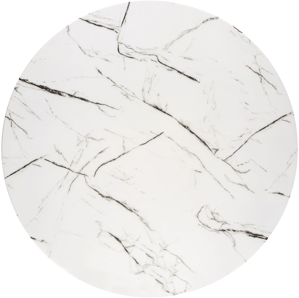 RAYMOND 2 table, baltas marble / auksinis