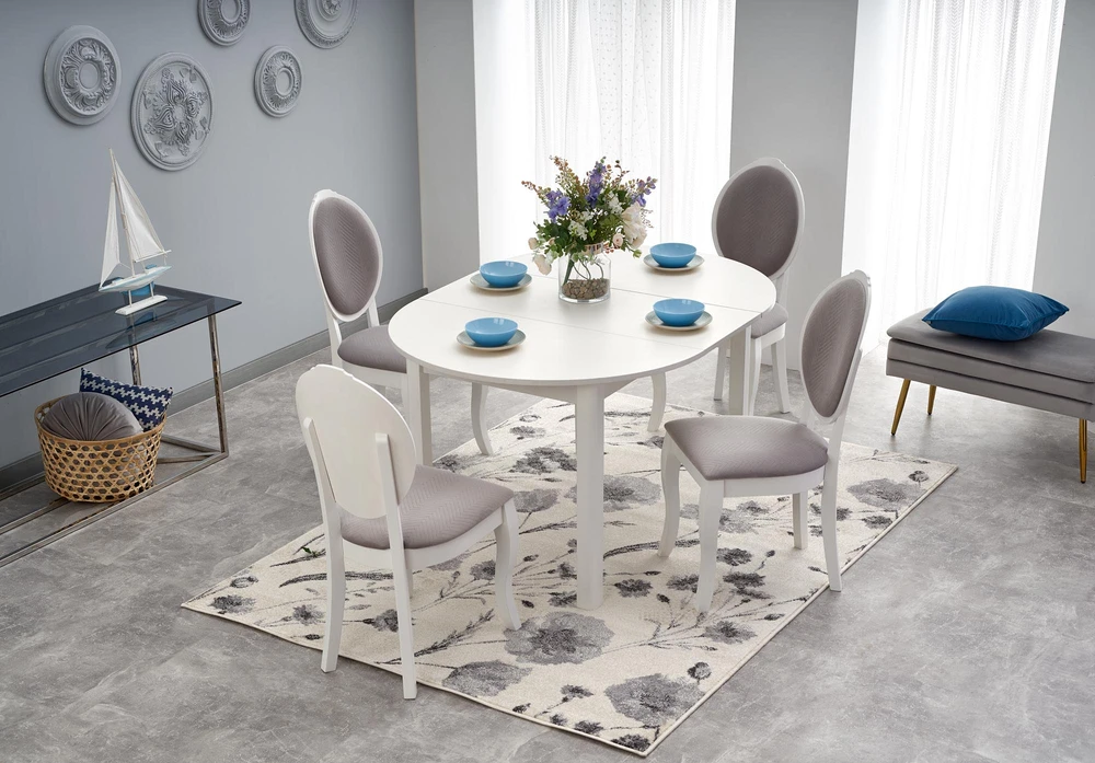 RINGO extension table, color: baltas