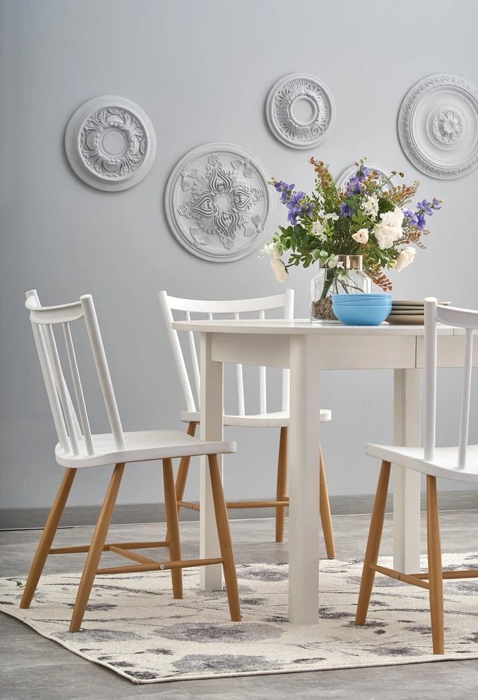 RINGO extension table, color: baltas