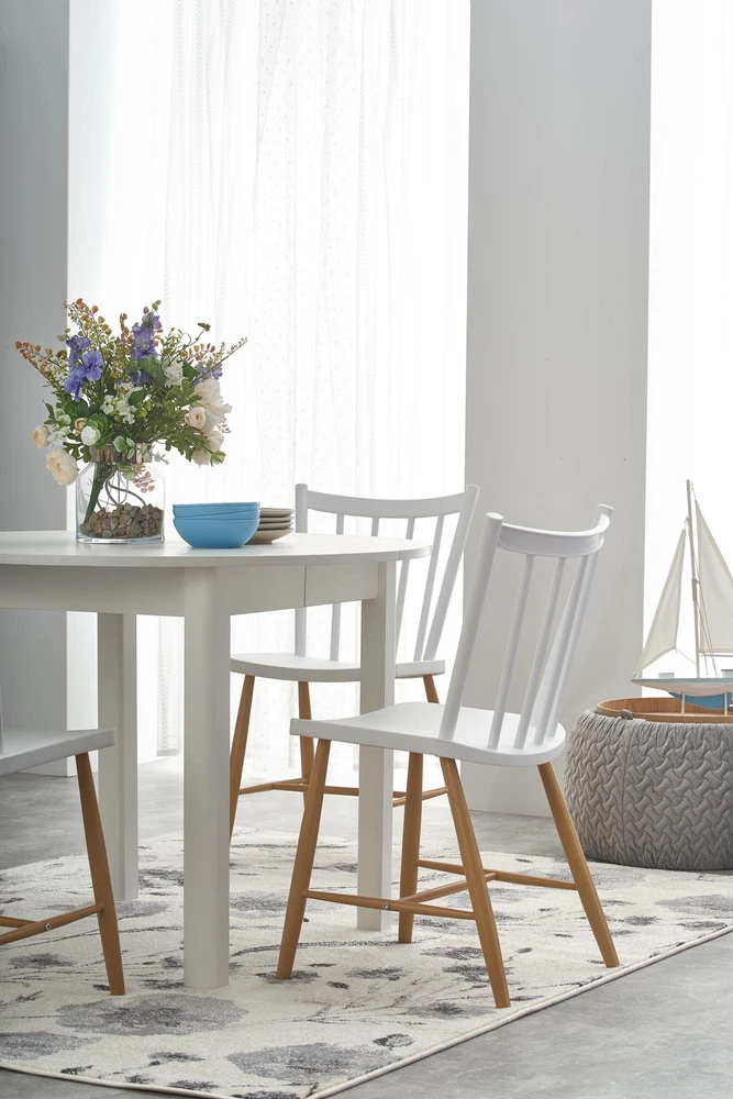 RINGO extension table, color: baltas